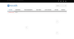 Desktop Screenshot of novatik.fr
