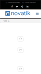 Mobile Screenshot of novatik.fr